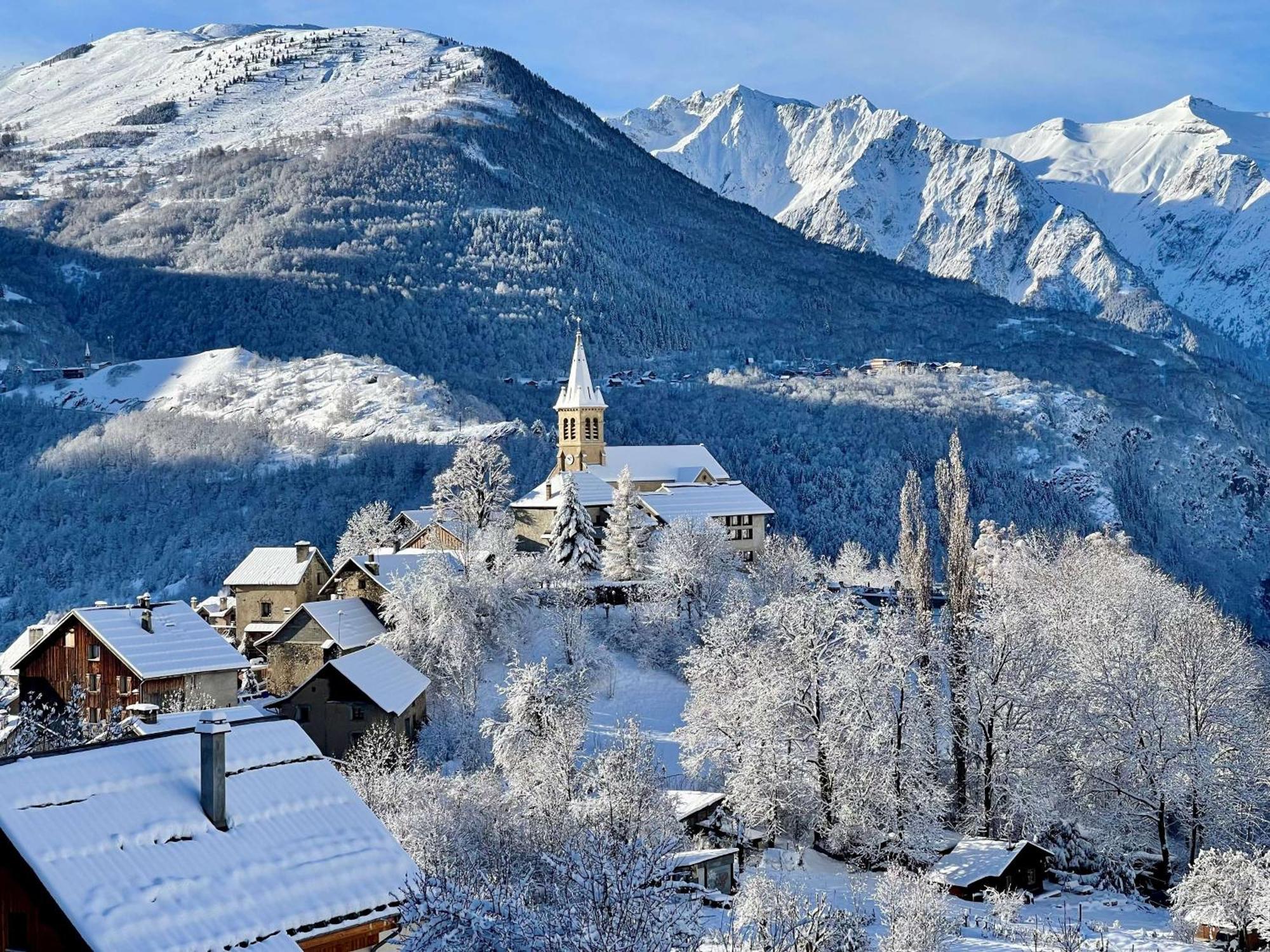 Hotel Chalet Le Panoramique Mizoen Екстериор снимка